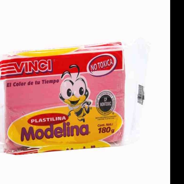 PLASTILINA MODELINA VINCI 180G. ROSA E.5 C.100
